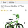 minecraft bike 16" Image 7