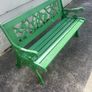 Beautiful garden bench. Very heavy 54in long Image 6