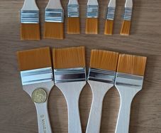 10 Acrylic/ Watercolour Brushes