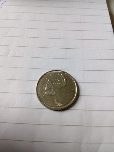 5 x canadian coins