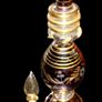 Handblown perfume glass 20cm Image 2