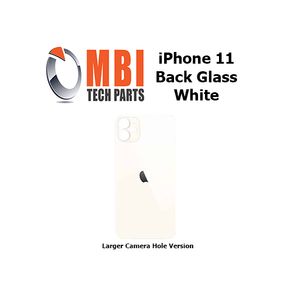 iPhone 11 Back Glass Replacement Rear Battery Cover with Adhesive White
