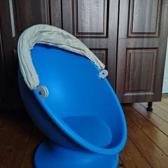 IKEA blue egg chair