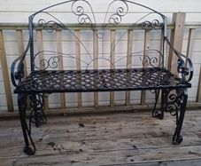 Steel bench