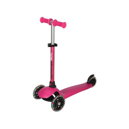 Scooter - iSporter Mini - 3 Wheel Scooter - Pink - RGB Wheels