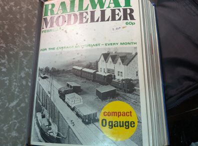 Binded Collection of 80's Model Railway Magazines