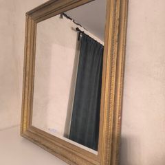 large gold vintage mirror