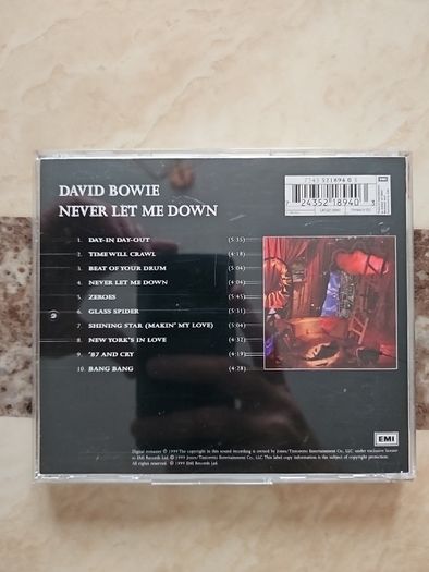 Bowie CD - Never Let Me Down