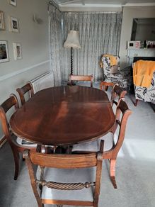 dining table and chairs