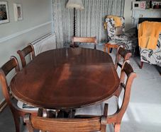 dining table and chairs