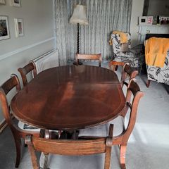 dining table and chairs