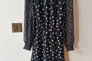 Black and white spotty dress