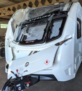 We buy crashed & damaged caravans
