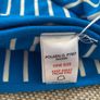 Polarn O Pyret POP reversible blanket unisex patchwork stripes Image 3