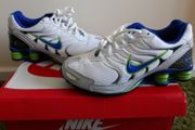 Nike Shox Running Size UK-5.5/EUR-38.5 318084-142 White/Poison Green/Royal Blue-2007