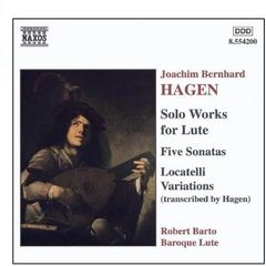 Hagen. Solo Works for Lute. CD. Free Postage!
