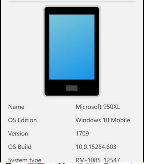 Microsoft Lumia 950XL Mobile Phone (Black).