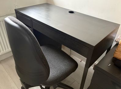 Desk and chair