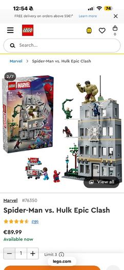 Marvel & Harry Potter Lego sets