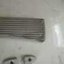 lambretta LD floorboard rubber mats, cap ends Image 6