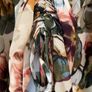 Ladies Green Floral Long Sleeved Top Image 4