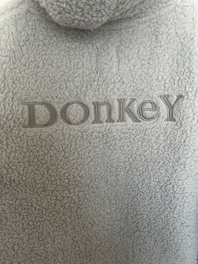 Primark Shrek Donkey Grey Fleece Hoodie (Size XS UK 6/8)