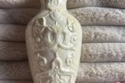 Vintage Lenox Ivory Porcelain Embossed Vase (8.25")
