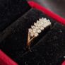 9ct gold cz ring Image 3