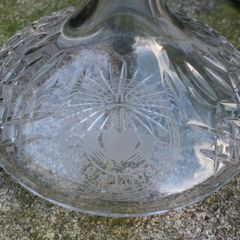 Crystal carafe Claddagh Friendship Loyalty Love