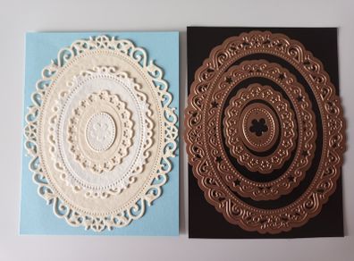 Cutting Dies - Spellbinders Floral Ovals