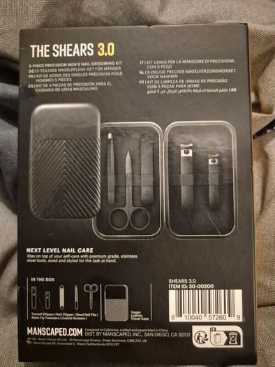 Brand New MANSCAPED Shears 3.0 Nail Grooming Set