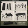 Camping table. Folding table. Foldable table. Camping table with storage. Picnic table Image 6