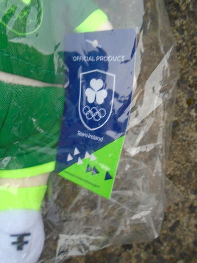 Plush toy, new, Team Ireland plush toy. Collectables.