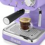 Retro Pump Espresso Coffee Machine, Purple, 15 Bars of Pressure, Milk Frother, 1.2L Tank MTIPLE COLOURS AVAILABLE, SEE PHOTOS (FREE POSTAGE) Image 5