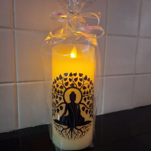 Yoga/meditation candle led candle
