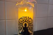 Yoga/meditation candle led candle