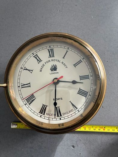 Brass ships clock.