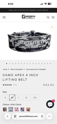 Gunsmith Fitness Lifting Belt