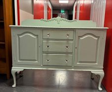 solid wooden cabinet
