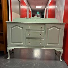 solid wooden cabinet