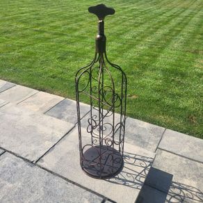 Tall Metal Bottle x 4 Holder