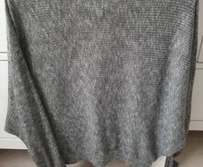 grey batwing top