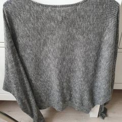 grey batwing top