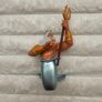 Little Mermaid King Triton Figure Disney Cake Topper approx. 8 cm. Used Please see photos Image 3