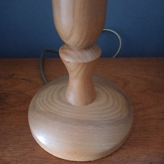 Wooden Lamp Hand Turned in West Cork