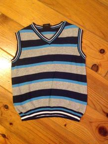 Age 3 NEXT Sleeveless Striped Jumper