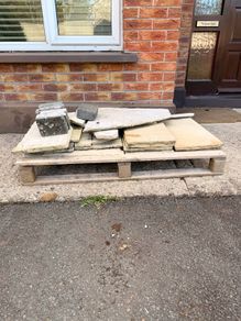 Sandstone patio tiles