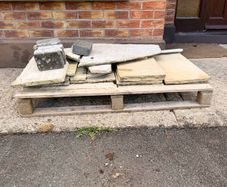 Sandstone patio tiles