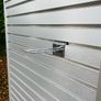 Shop Display Stand - Slat Wall - Brushed Chrome Finish! Image 5