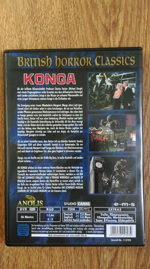 Konga - Rare DVD Movie